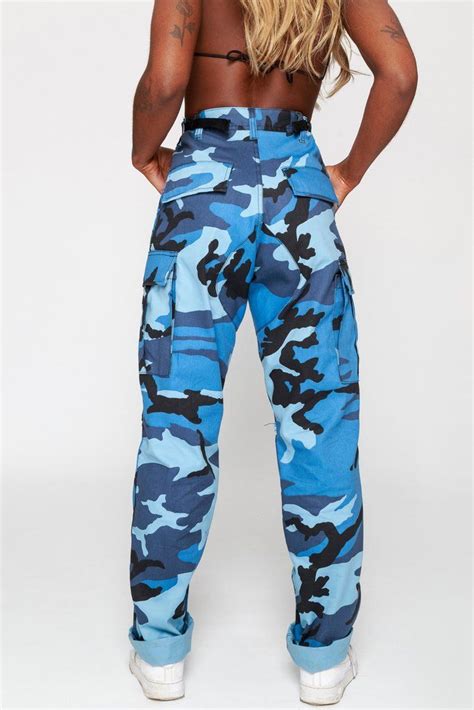 adidas Blue Version Camo Cargo Pants 